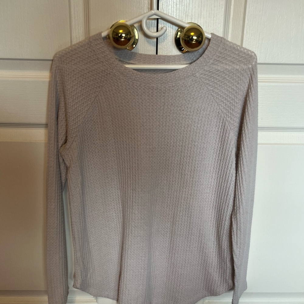 AE Waffle Long Sleeve Top